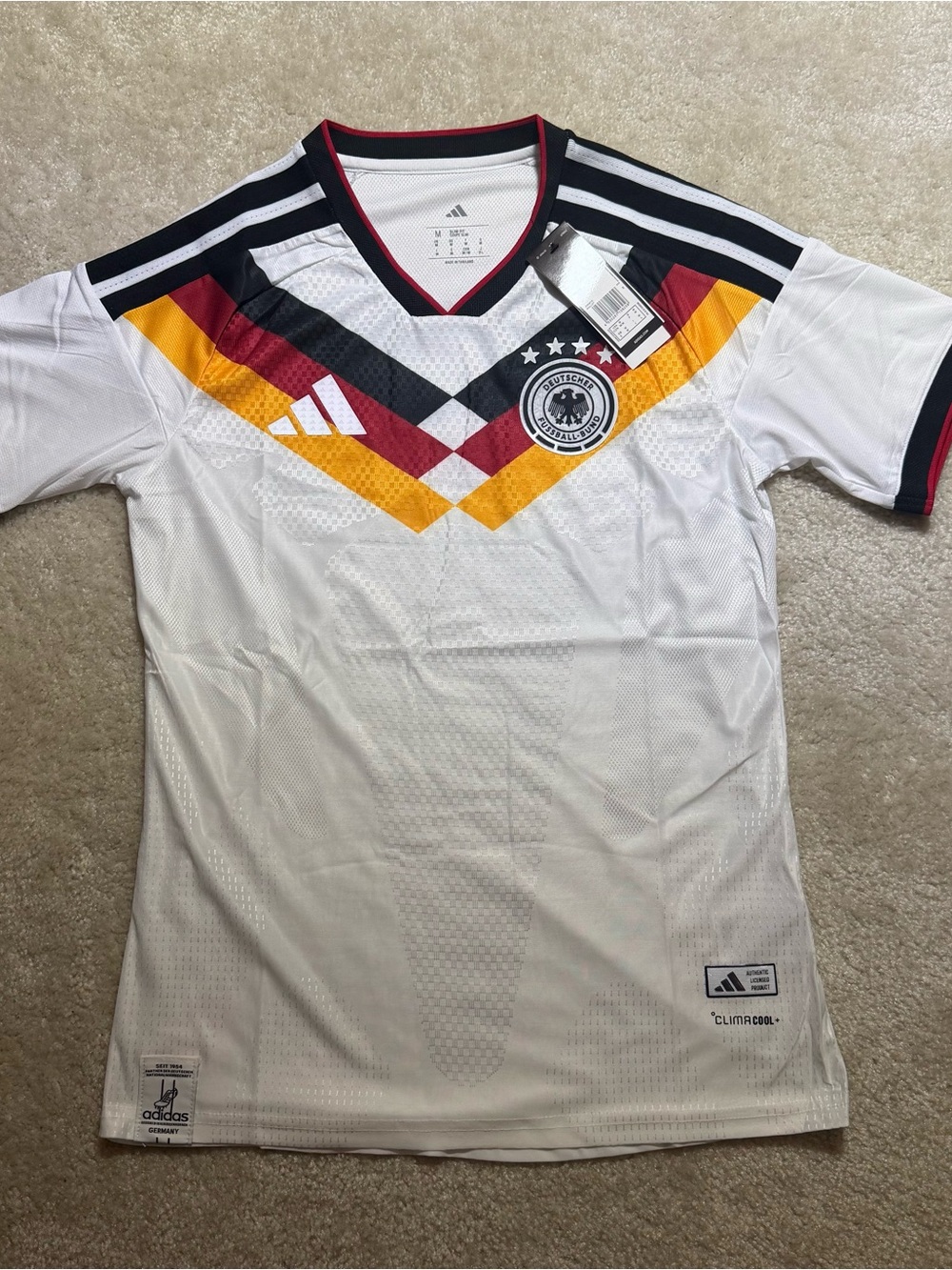 Adidas Germany White National Team Football Shirt (Medium)